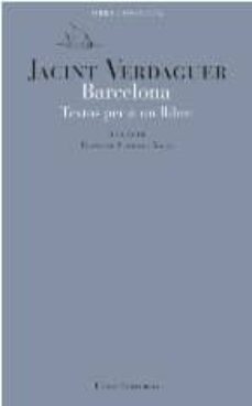 barcelona textos per a un llibre-jacint verdaguer-9788497661812