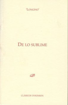 de lo sublime-manuel maria perez lopez-9788499822112