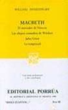 macbeth; el mercader de venecia; las alegres comadres de windsor; julio cesar; julio cesar; la tempestad (11 ed.)-9789684320512