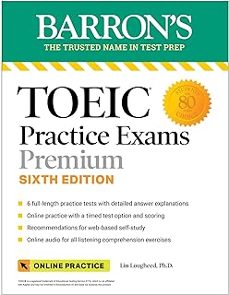 toeic practice exams: 6 practice tests + online audio, sixth edition-lin lougheed-9781506288222