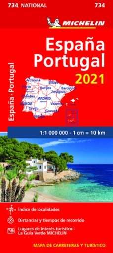 mapa national españa-portugal 2021-9782067249622