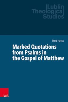 marked quotations from psalms in the gospel of matthew (ebook)-9783647500522