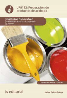preparacion de productos de acabado. mamr0208 (ebook)-jaime calero ortega-9788411032322