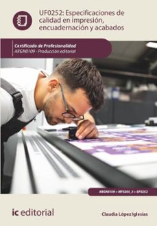 especificaciones de calidad en impresion, encuadernacion y acabados. argn0109 (ebook)-claudia lópez iglesias-9788411844222