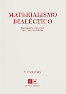materialismo dialectico-v. adoratsky-9788412934922