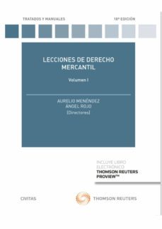 lecciones de derecho mercantil volumen i (18ª ed.)-9788413086422