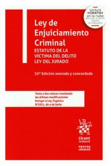 ley de enjuiciamiento criminal - 30ed.-juan montero aroca-juan luis gomez colomer-9788413976822