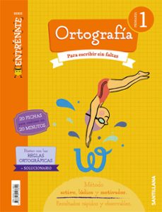 entrenate. cuaderno ortografia 1 primaria-9788414113622
