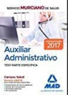 auxiliar administrativo del servicio murciano de salud.-9788414203422