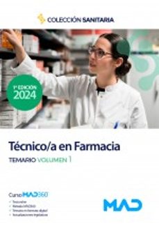 manual del tecnico/a en farmacia. temario vol. 1-9788414277522