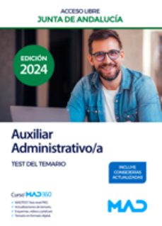 auxiliar administrativo/a (acceso libre). test-9788414285022