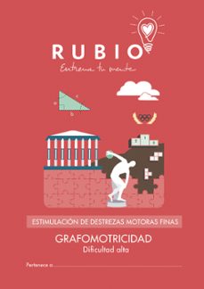 rubio entrena tu mente: grafomotricidad (dificultad alta)-9788416744022