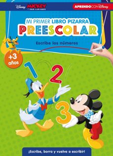 aprende con disney. primeros numeros (libro-pizarra)-9788419487322