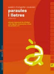 paraules i lletres 17 -v-  - infantil  ed 2010 valencia-9788426374622