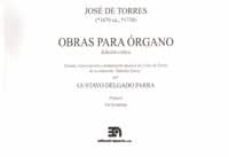 obras para organo: jose de torres-gustavo delgado parra-9788438104422