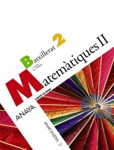 matematiques ii. 2º bachillerato c. valenciana-9788466783422