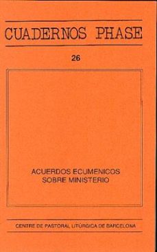 acuerdos ecumenicos sobre ministerio-p. tena-9788474672022
