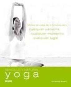 yoga: sencillo y natural-9788480769822