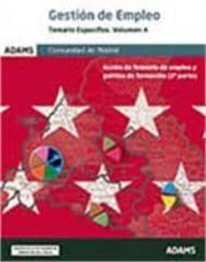gestion de empleo de la comunidad de madrid: temario especifico vol. 4-9788490840122