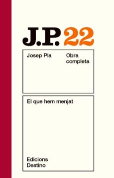 el que hem menjat-josep pla-9788497101622