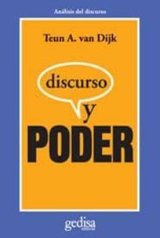 discurso y poder-teun a. van dijk-9788497842822