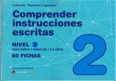 comprender instrucciones escritas - nivel 2-jesus jarque garcia-9788498964622