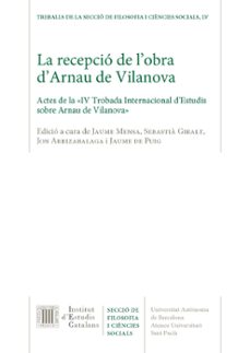 la recepcio de l obra d arnau de vilanova-9788499656922