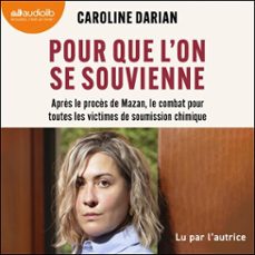 pour que l'on se souvienne (audiolibro)-caroline darian-9791035419622