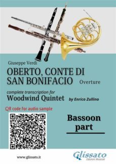 bassoon part of "oberto" for woodwind quintet (ebook)-9791221372922