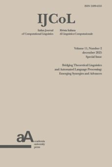 ijcol - italian journal of computational linguistics volume 11, number 2 december 2025 special issue (ebook)-alessandro lenci-marco passarotti-9791255001522