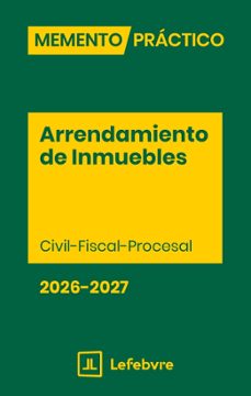 memento arrendamiento de inmuebles 2026-2027-9791387925222