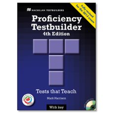 new proficiency testbuilder(4th edition)students book with key audio cd macmillan practice online-mark harrison-9780230452732