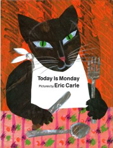 today is monday board book-eric carle-9780593659632