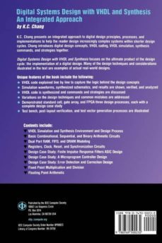 digital systems design vhl synthesis-9780769500232