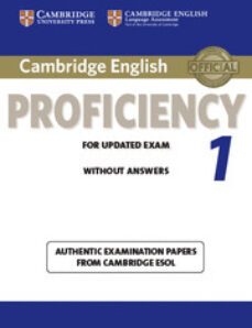 cambridge english proficiency 1 for updated exam cambridge esol students book without answers-9781107609532