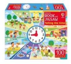 usborne book and jigsaw telling the time-kate nolan-9781805312932
