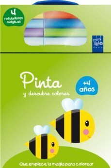 pinta y descubre colores +4: abeja-9788408134732