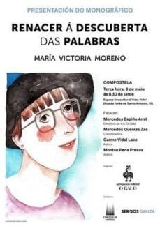 renacer a descuberta das palabras. maria victoria moreno-9788409015832
