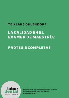 la calidad en el examen de maestria (ebook)-klaus ohlendorf-9788412556032