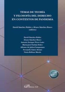 temas de teoria y filosofia del derecho en contextos de pandemia-alvaro sanchez bravo-floiran bierd-9788413772332