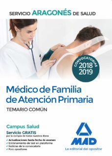 medico de familia de atencion primaria del servicio aragones de salud: temario comun-9788414217832