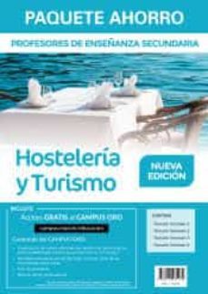 paquete ahorro profesores de secundaria hosteleria y turismo ahorra 49  (incluye temario volumenes 1, 2, 3, 4 y acceso a     campus oro)-9788414231432