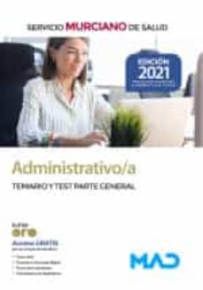 administrativo/a del servicio murciano de salud. temario parte general y test-9788414251232