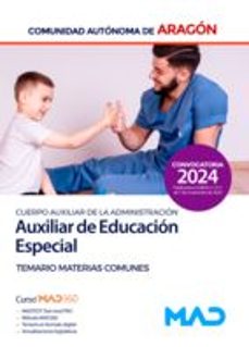 auxiliar de educacion especial, escala de auxiliares facultativos cuerpo auxiliar de la administracion-9788414289532
