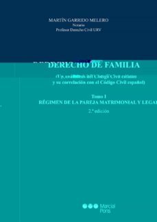 derecho de familia (2ª ed.)-martin garrido melero-9788415948032