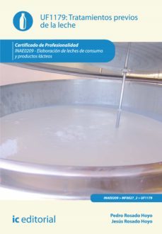 tratamientos previos de la leche. inae0209 (ebook)-pedro rosado hoyo-jesus rosado hoyo-9788416109432