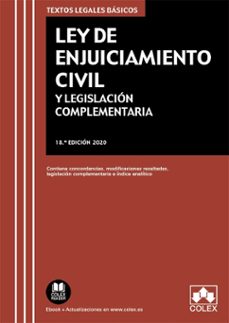 ley de enjuiciamiento civil y legislacion complementaria (18ª ed. )-9788418025532