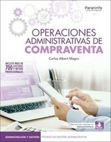 operaciones administrativas de compraventa (edicion 2025)-carlos albert magro-9788428369732
