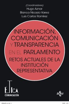 informacion, comunicacion y transparencia en el parlamento (ebook)-hugo aznar gomez-blanca nicasio varea-9788430992232