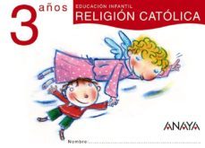 religión católica 3 años. cachalote educación infantil 3-5 años-9788466765732